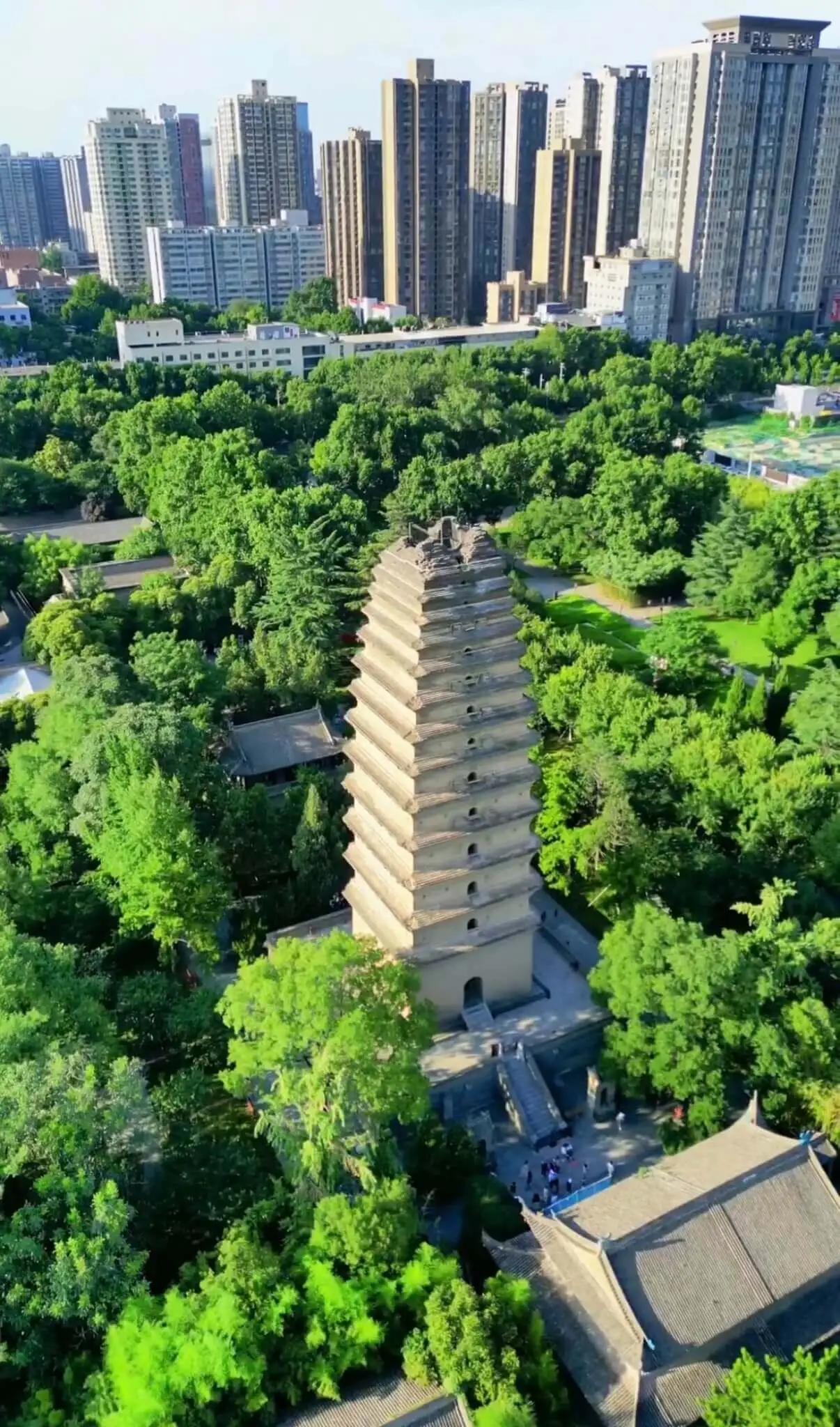 Small Wild Goose Pagoda Exterior